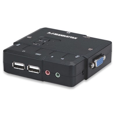 KVM Manhattan - 3 Puertos VGA - 2x USB - 151252