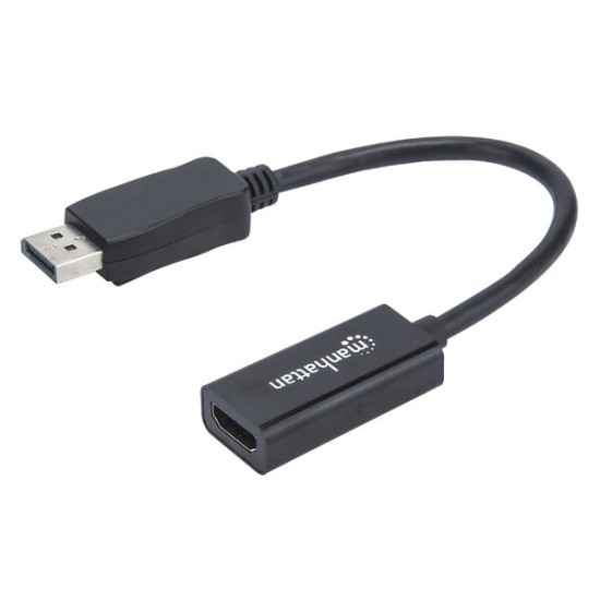 Adaptador de Video Manhattan - DisplayPort a HDMI - 1920x1200 - 15 cm - 151634