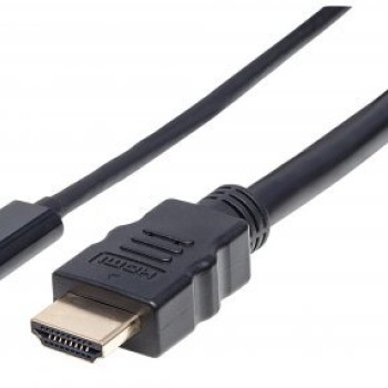Cable Manhattan USB-C a HDMI 4K Ultra HD 2 Metros Negro Modelo 151764 Cable Manhattan USB-C a HDMI 4K Ultra HD 2 Metros Negro Modelo 151764
