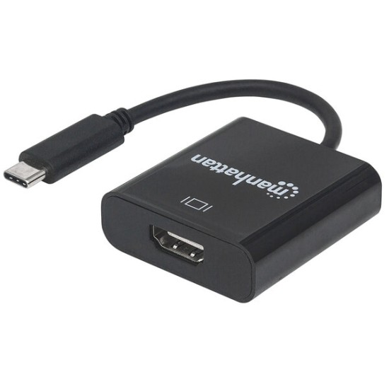 Adaptador Manhattan - USB-C a HDMI - 3840 x 2160 - 30Hz - 151788