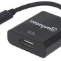Adaptador Manhattan - USB-C a HDMI - 3840 x 2160 - 30Hz - 151788