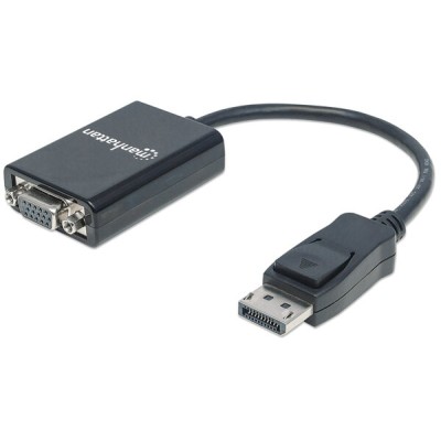 Convertidor Manhattan - DisplayPort Macho - VGA Hembra - 15cm - 151962