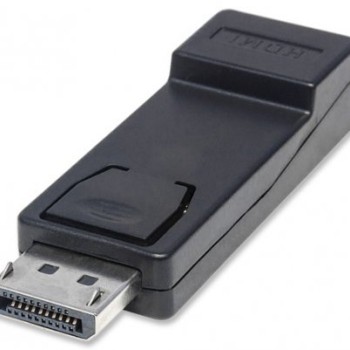 Adaptador Manhattan DisplayPort Macho a HDMI Hembra - Convertidor de Video 1920x1200 - Modelo 151993