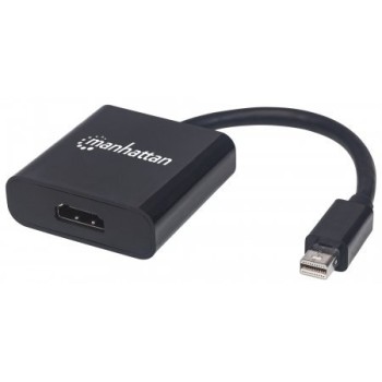 Adaptador Manhattan 152570 - Mini-DisplayPort a HDMI - Negro - 152570