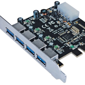 Tarjeta de Expansión Manhattan PCI-Express con 4 Puertos USB 3.0 Modelo 152891