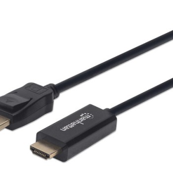 Cable Manhattan DisplayPort a HDMI 3 Metros Full HD 1080p Modelo 153188 Cable Manhattan DisplayPort a HDMI 3 Metros Full HD 1080p Modelo 153188