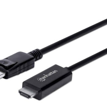 Cable Manhattan DisplayPort a HDMI 1.8 Mts Ultra HD 4K 60Hz Modelo 153201