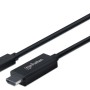 Cable Manhattan 153232 - Mini DisplayPort a HDMI - 1.8 Mts - Resoluciones de video Full-HD - Negro - 153232