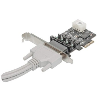 Tarjeta Serial Manhattan 153584 - PCI Express - 4 Puertos - RS-232 - 153584