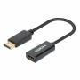 Adaptador Manhattan 153713 - DisplayPort a HDMI - Negro - 153713