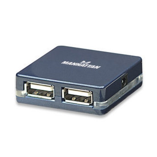 Hub Manhattan - USB 2.0 de Alta Velocidad - 4 Puertos Micro - 160605