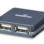 Hub Manhattan - USB 2.0 de Alta Velocidad - 4 Puertos Micro - 160605