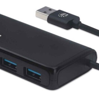 Hub USB Manhattan 4 Puertos USB 3.2 Gen 1 Modelo 164900
