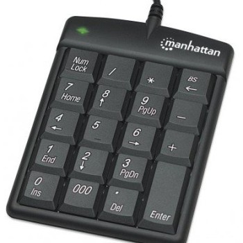 Teclado Numérico Manhattan USB Negro - Modelo 176354