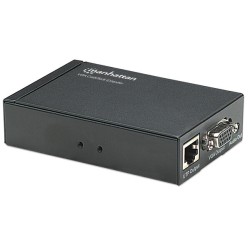 Extensor de Video y Audio Manhattan SVGA hasta 300m - Cable Cat5/5e/6 - Modelo 177344