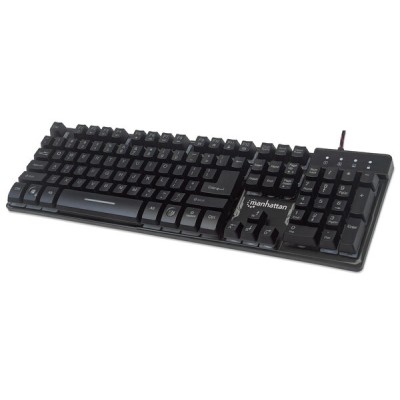 Teclado Gamer Manhattan 178457 - Alámbrico - Multimedia - LED - 178457