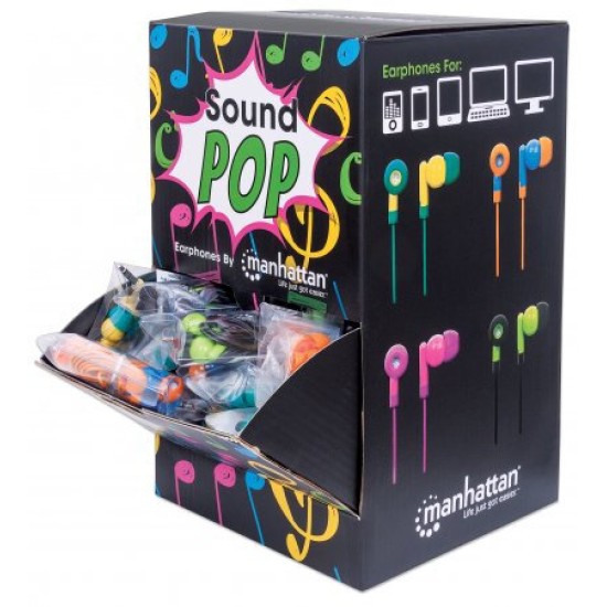 Display Manhattan - con 40 Auriculares - 3.5mm - 4 Colores - 178822