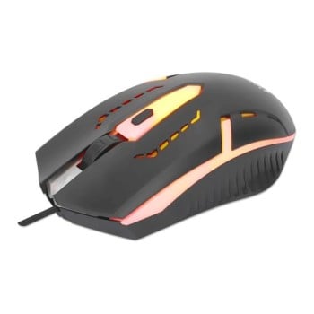 Mouse Gamer Manhattan 190206 - Alámbrico - 4 Botones - Ambidiestro - RGB - 190206