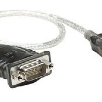 Convertidor Serial DB9 a USB Manhattan - Cable 0.45m Negro Transparente Modelo 205146 Convertidor Serial DB9 a USB Manhattan - Cable 0.45m Negro Transparente Modelo 205146