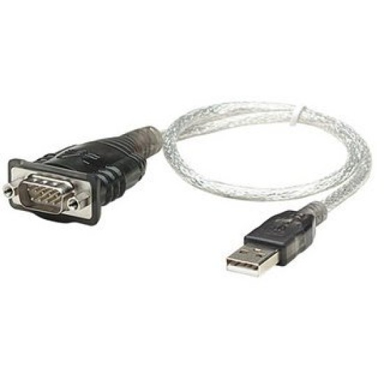 Convertidor Manhattan USB a Serial DB9M - BULK - 205153