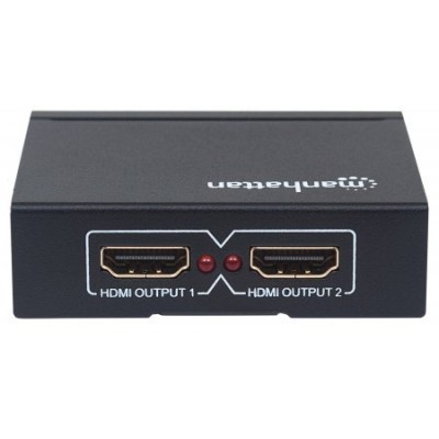 Video Splitter Manhattan 207454 - 2 Monitores - HDMI - UHD - 4K - 207454