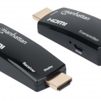 Extensor HDMI Manhattan con RJ-45 Cat6 - Transmisor y Receptor 1080p - Modelo 207539 Extensor HDMI Manhattan con RJ-45 Cat6 - Transmisor y Receptor 1080p - Modelo 207539