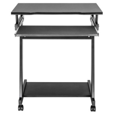 Escritorio Manhattan 207690 - 4 Ruedas - Marco de Metal - Negro - 207690