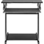 Escritorio Manhattan 207690 - 4 Ruedas - Marco de Metal - Negro - 207690