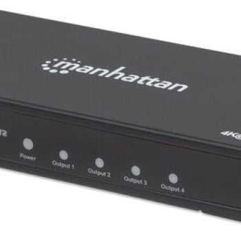 Splitter HDMI Manhattan 4 Puertos 4K Ultra HD 60Hz Modelo 207805