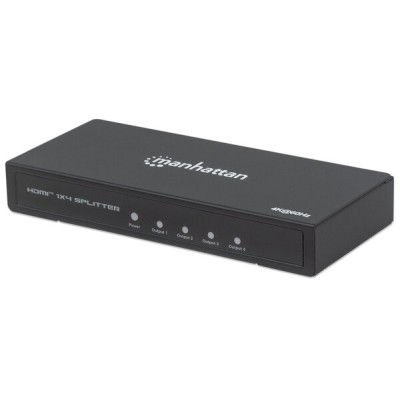 Video Splitter Manhattan 207805 - 4 Puertos HDMI - 4K - 60Hz - 207805