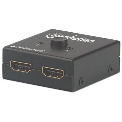 Switch Manhattan 207850 - 2x HDMI - 4K@60Hz - Bidireccional - 207850