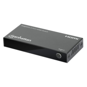 Switch Manhattan 207942 - 2x HDMI - 8K@60Hz - Negro - 207942