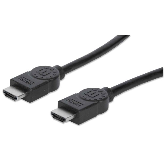 Cable HDMI Manhattan - Macho/Macho - 3m - Negro - En Bolsa - 306126