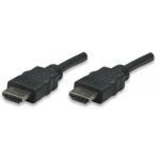 Cable de Video Manhattan HDMI Macho a Macho - 5mts - Negro - 306133