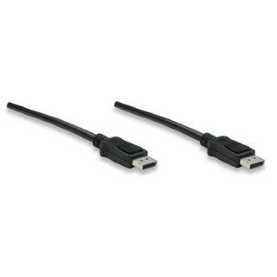 Cable DisplayPort Manhattan - 3m - Negro - 307093