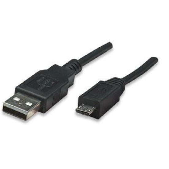 Cable de Video Manhattan 307178 - USB 2.0 a Micro-B - 1.8M - 307178