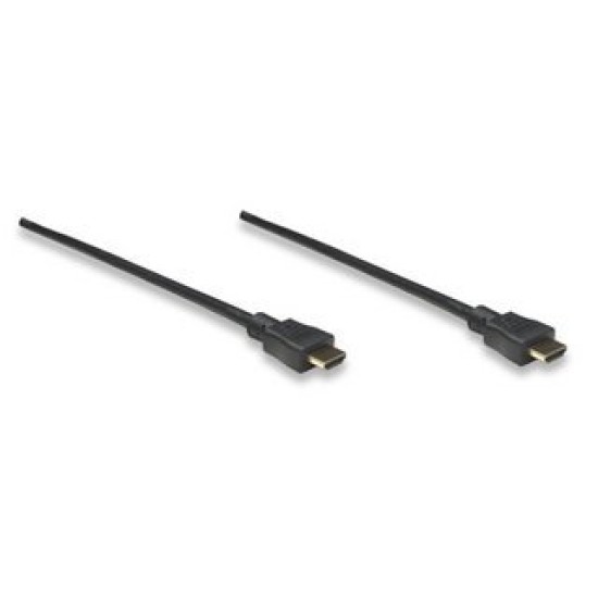 Cable de Video a HDMI Manhattan - Macho a Macho - 15 metros - Negro - 308434
