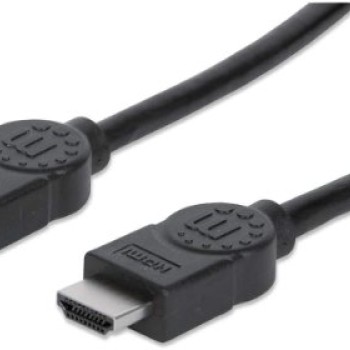 Cable HDMI Manhattan 10 Metros Negro 3D Alta Velocidad Modelo 322539