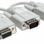Cable Y para VGA Mahattan - HD15 Macho a 2x HD15 Hembra - 15 cm - 328302