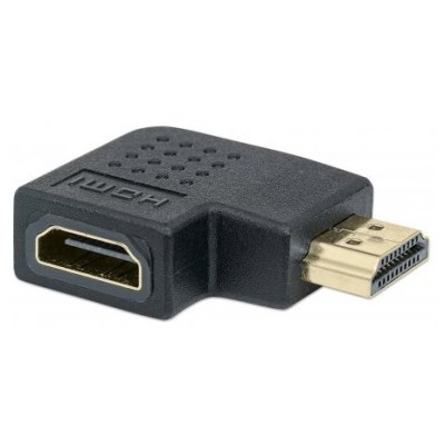 Adaptador Manhattan 353489 - HDMI Hembra - HDMI Macho - Negro - 353489