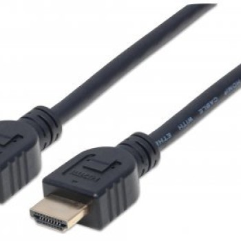 Cable HDMI Manhattan 5 metros Intramuro 4K Ultra HD 3D Baño de Oro Modelo 353953