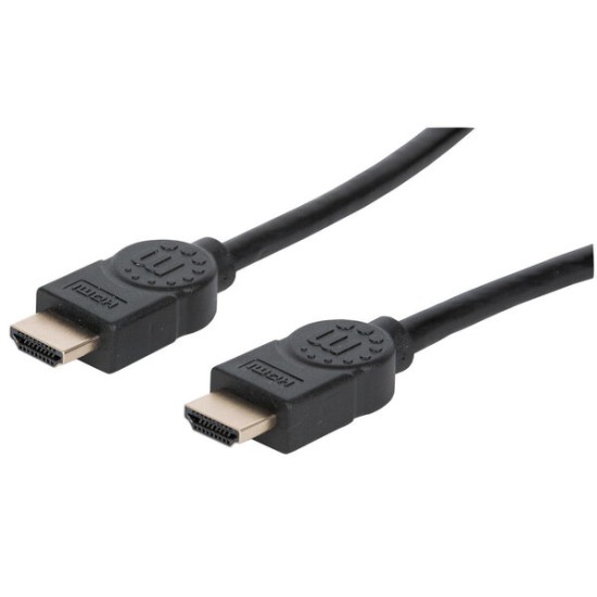Cable HDMI Manhattan 354332 - 48Gbps - Blindado - 3 Mts - Negro - 354332