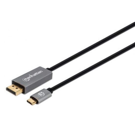 Cable de Video Manhattan 354844 - USB-C a DisplayPort - 2 M - 8K - 60 Hz - 354844