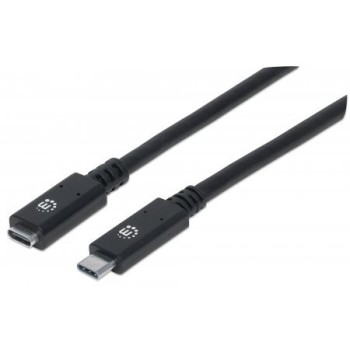 Cable de Extensión Manhattan 355230 - USB-C Macho a USB-C Hembra - 50cm - 355230