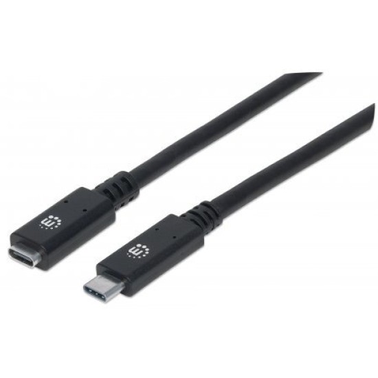 Cable de Extensión Manhattan 355230 - USB-C Macho a USB-C Hembra - 50cm - 355230