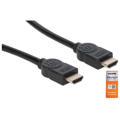 Cable de Video Manhattan 355346 - HDMI - 1.8M - 4K - 60Hz - 355346