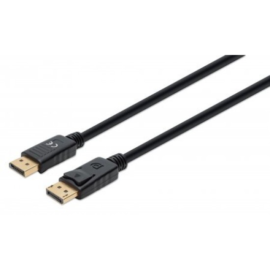 Cable DisplayPort Manhattan 355568 - 1m - Negro - 355568