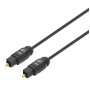 Cable de Audio Digital Óptico Manhattan 356077 - Toslink - Macho - 2m - Negro - 356077