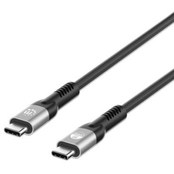 Cable USB-C Manhattan Thunderbolt 4 1m - 40 Gbit/s, 240W - Modelo 356374