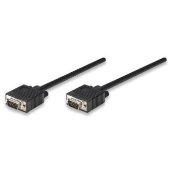 Cable VGA Manhattan - para Monitor - 8mm - HD15 M-M - 11mts - 371377